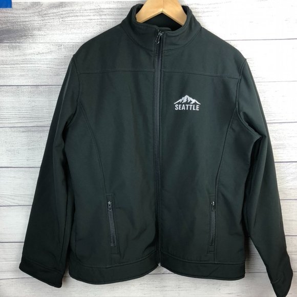 Tipsy Jackets & Blazers - Tipsy Seattle Jacket Black Zip Up 2XL